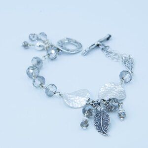 Crystal & Sterling Bracelet